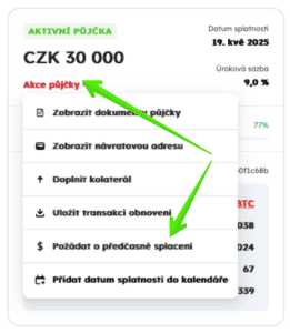 Předčasné splacení