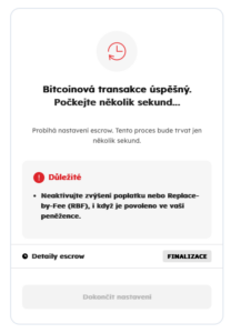 Úspěšná transakce