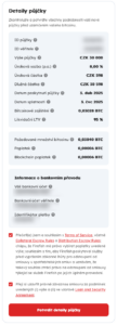 Schválení detailů