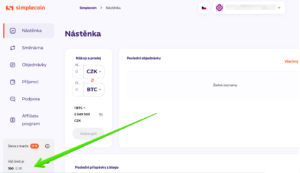 Simplecoin nástěnka