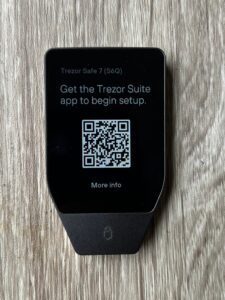 QR odkaz na Trezor Suite